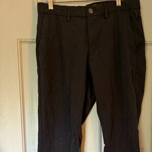 Old Navy Mens' Black Pants Ultimate Tech Straight 33x32